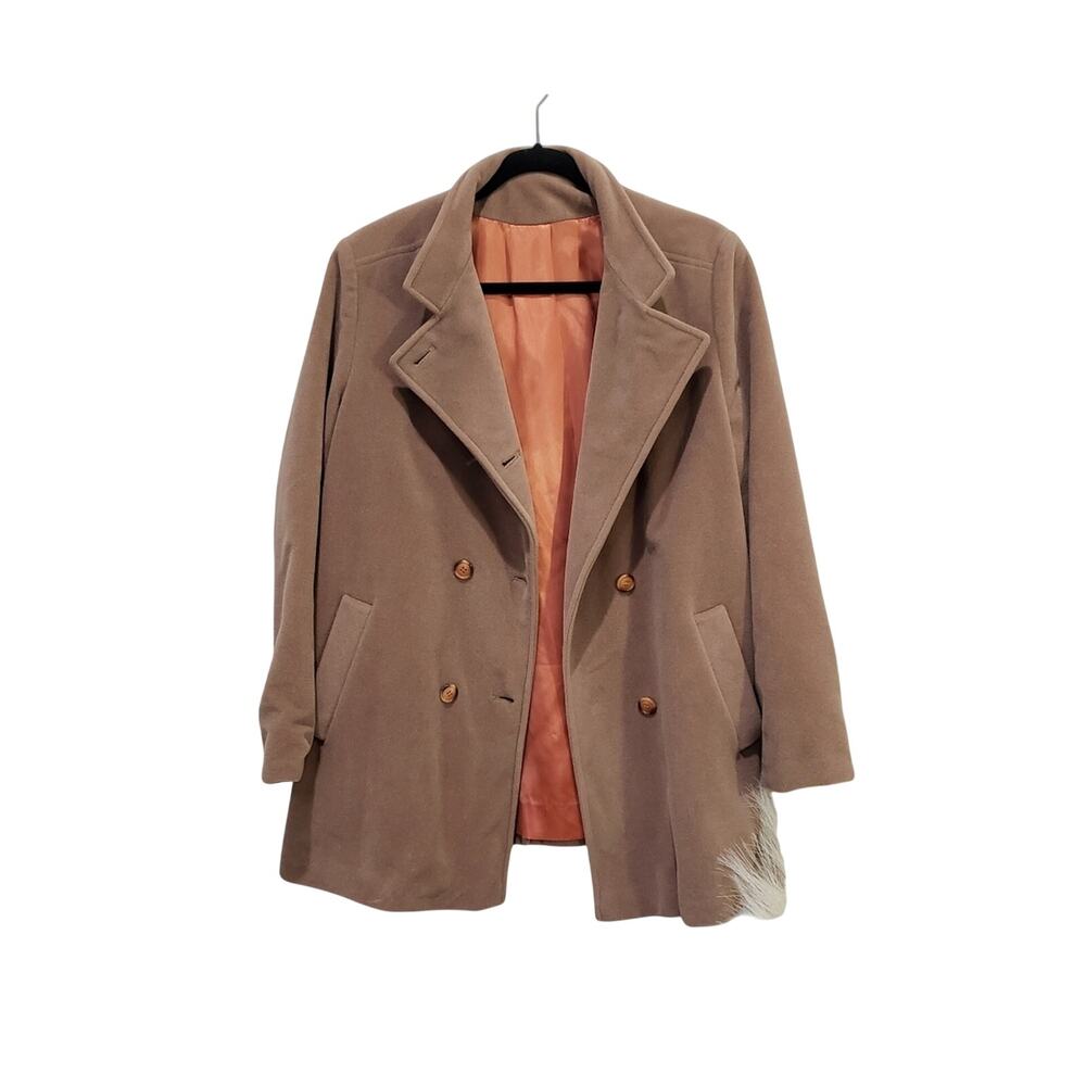 Vintage Lorendale by Bromleigh Coat Camel Color Size 12